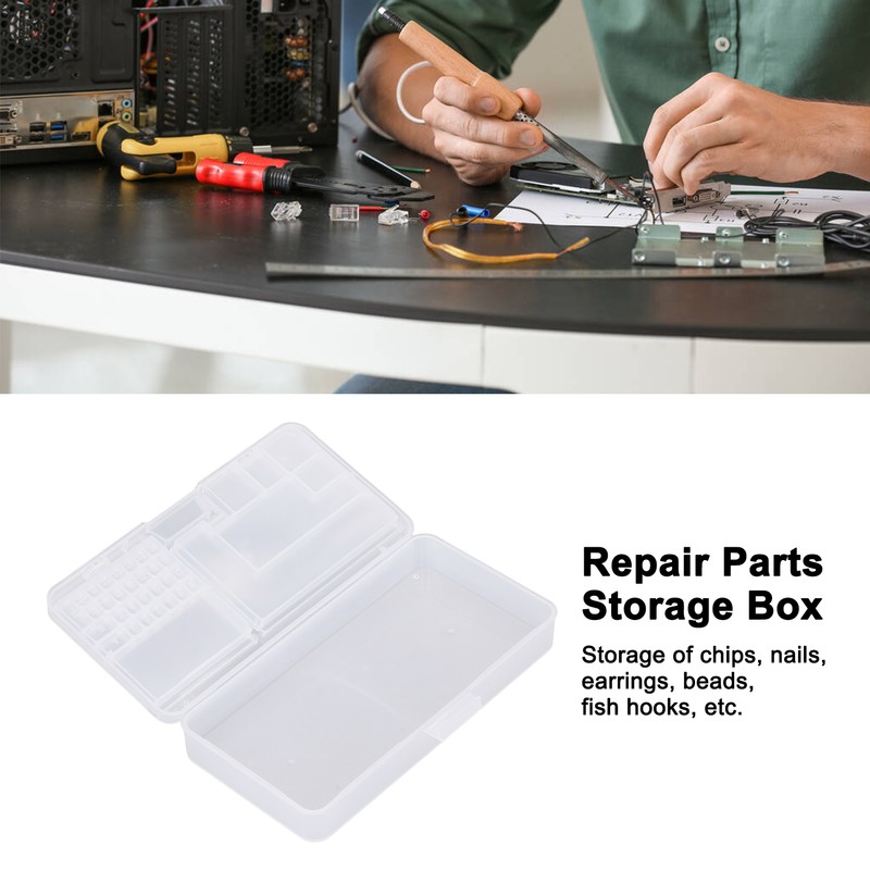 3PCS Repair Parts Storage Boxes Motherboard Screw Hardware Parts Organizer
