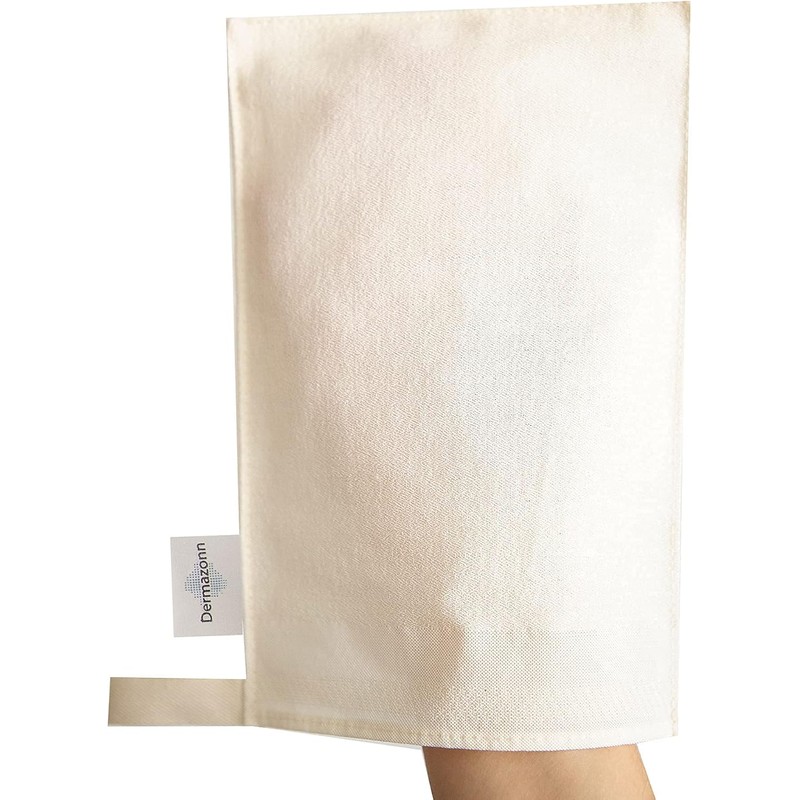 Dermazonn Guante Exfoliante de Seda Turco para Cuerpo y Rostro