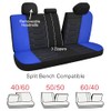 CAROMOP - Fundas transpirables para asiento de auto, asientos completos,