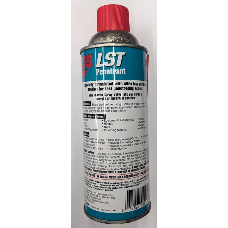 LPS LST Penetrant 11 Oz. Spray Can 01916 USA