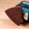 Makita B-21799 100 mm Fleece Delta Sanding Paper - Multi-Colour