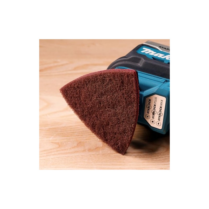 Makita B-21799 100 mm Fleece Delta Sanding Paper - Multi-Colour