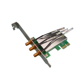 KALEA-INFORMATIQUE Mini PCI Express to PCI Express Adapter to insert a MiniPCIe card into a PCIe slot with antennas for use with wireless cards