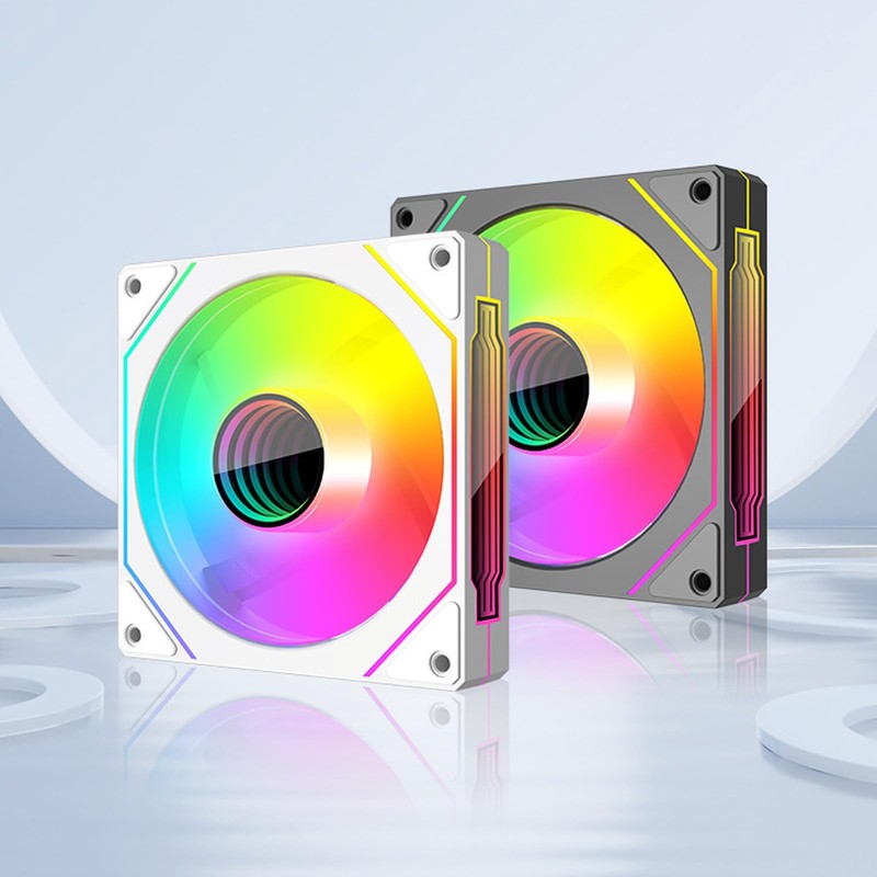 120mm Reverse Blade PC Case Fan, 4-Pin PWM, 3-Pin 5V