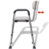 YLIEHS Safe and Comfortable Shower Chair with Adjustable Height and