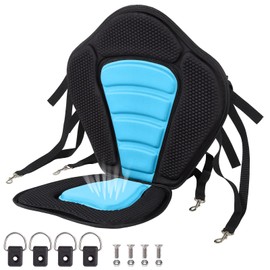 CAMULAND Paddleboard Seat, Kayak Accessories Chair for Paddle Board Fishing Sup Adjustable Cushion with Back Support for Sit On Top Boat Rafting Padded Seats Behind