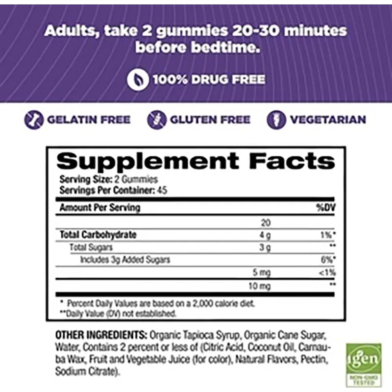 Natrol, Melatonina, Fresa, 10 Mg, 90 Gomitas, Melatonina Es Una