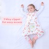 Toddler Sleep Sack with Feet 0.5Tog, Baby sleeping sack(Rainbow,2T-3T)