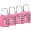 TSA Luggage Locks, [Updated Version] [4 Packs] Diyife 4-Digit Security