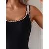 Eomenie One Piece Swimdress Swimsuits for Women Tummy Control Swim