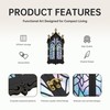 Gothic Crystal Display Shelf, Goth Wall Decor Witchy Spiritual Home