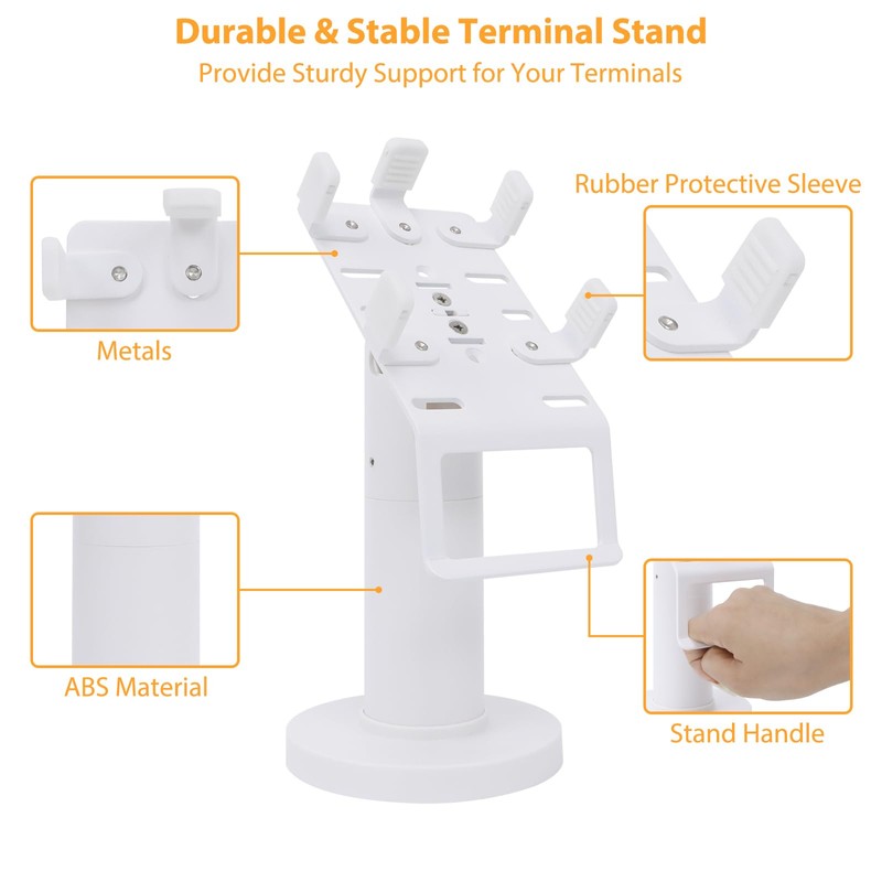 CRIZISTON Universal Square POS Machine Terminal Stand, Adjustable Square Credit