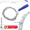 Forlivese Drain Snake,6 Pack Shower Drain Unblocker,Multifunctional Sink Unblocker Tool