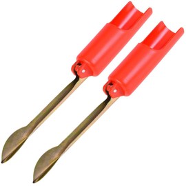 Conskyee Lightweight Fishing Pole Holders for Ground, Foldable Bank Fishing Rod Ground Inserted Holder Stand(Pack of 2)