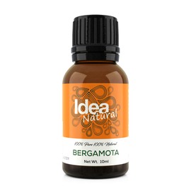Idea Natural Aceite Esencial BERGAMOTA 10ml - 100% Aceite Esencial Puro - para difusor - para Manos