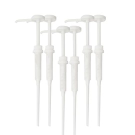 Heavy-Duty Dispenser Pump for Gallon Bottles – 38/400 Closure, 30ML Dispense, 11-1/4" Dip Tube, Leak-Proof, Durable Pump for Syrups, Sauces, Coffee Creamers, and Beverage Concentrates (6)