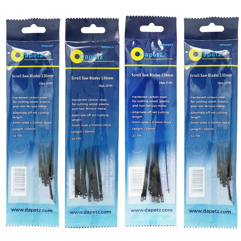 Dapetz ® Pack of 40 Scroll Saw Pin End Coping