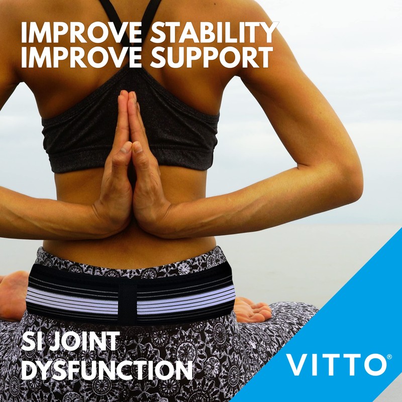 VITTO Sciatica Pain Relief Belt - Lower Back Support for