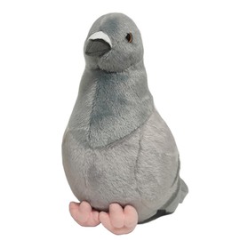 JIANEEXSQ Realistic Pigeon Stuffed Animal Plush Toy, Soft Dove Bird Stuffed Toys Doll Birthday Gift Decor