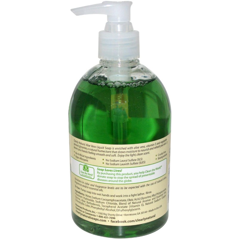 Clearly Natural Liquid Hand Soap with Aloe Vera - 12