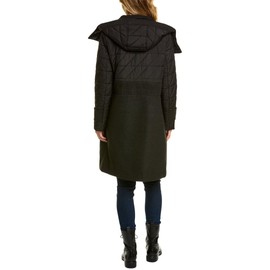 Marc New York by Andrew Marc Andrew Marc Women's Long Down Jacket, Quilted Black, X-Large