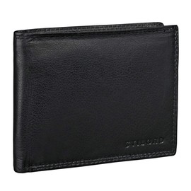 STILORD 'Antonio' Wallet Leather RFID and NFC Protection Wallet Men's Wallet Wallet Case Credit Card Compartment Leather Vintage Leather, black, coin purse