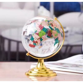 Idecor Esfera Mundo Globo Terráqueo Colorcristal 6.5 Cm Decoración