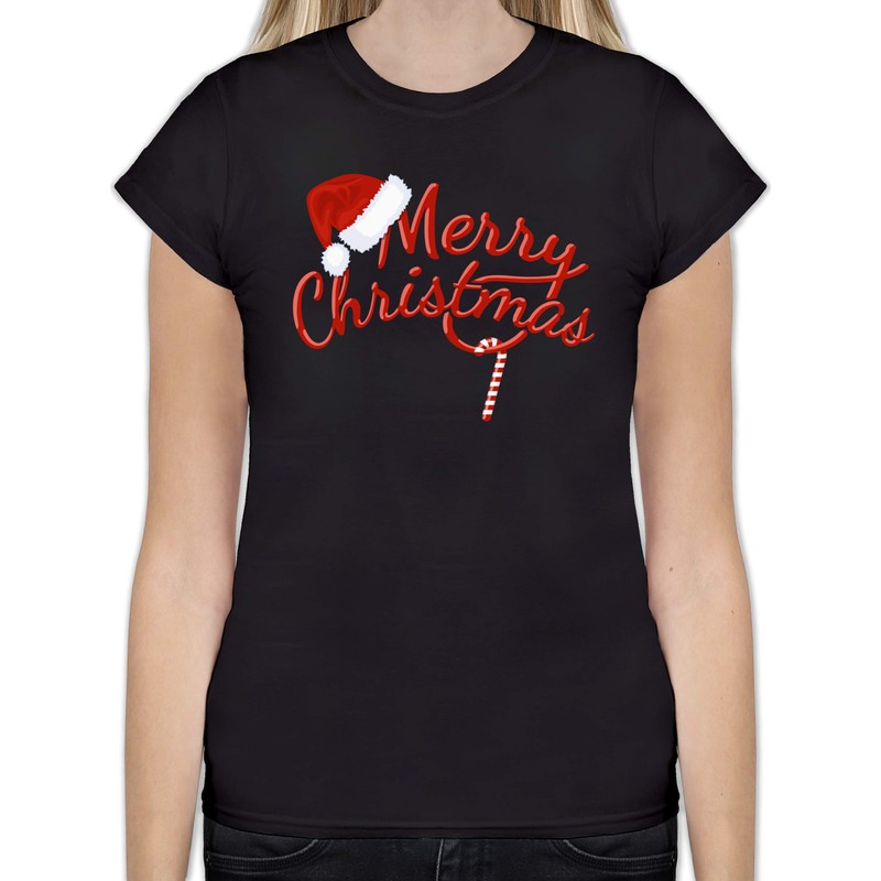 Christmas & New Year's Eve Merry Christmas Candy Cane Women's
