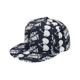 Jack Bunny 262-5287603 Unisex Flat Cap (Full Pattern Print, Adjustable Sizes) / Golf Hat, navy (120_navy), Free size