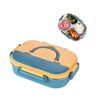 HUANR Lunch Boxes, 4 Compartments Lunch Box School, 1200 ml