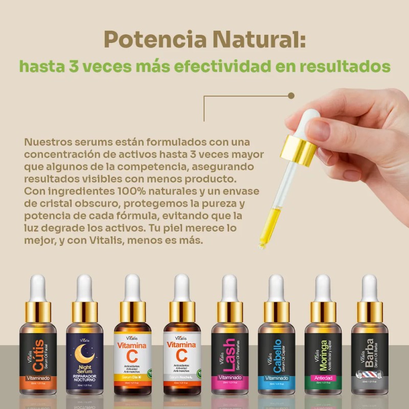 Vitalis Night Serum Nocturno Reparador Antiedad, Antiarrugas