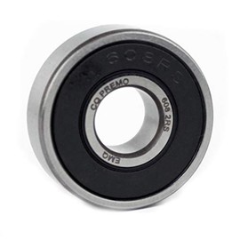 608 2RS / 608rs Ball Bearing 8 x 22 x 7 mm (22 x 8 x 7 mm) - Electric Motor Quality Z2/V2 - Precision Bearing ABEC-3 - V-Seal