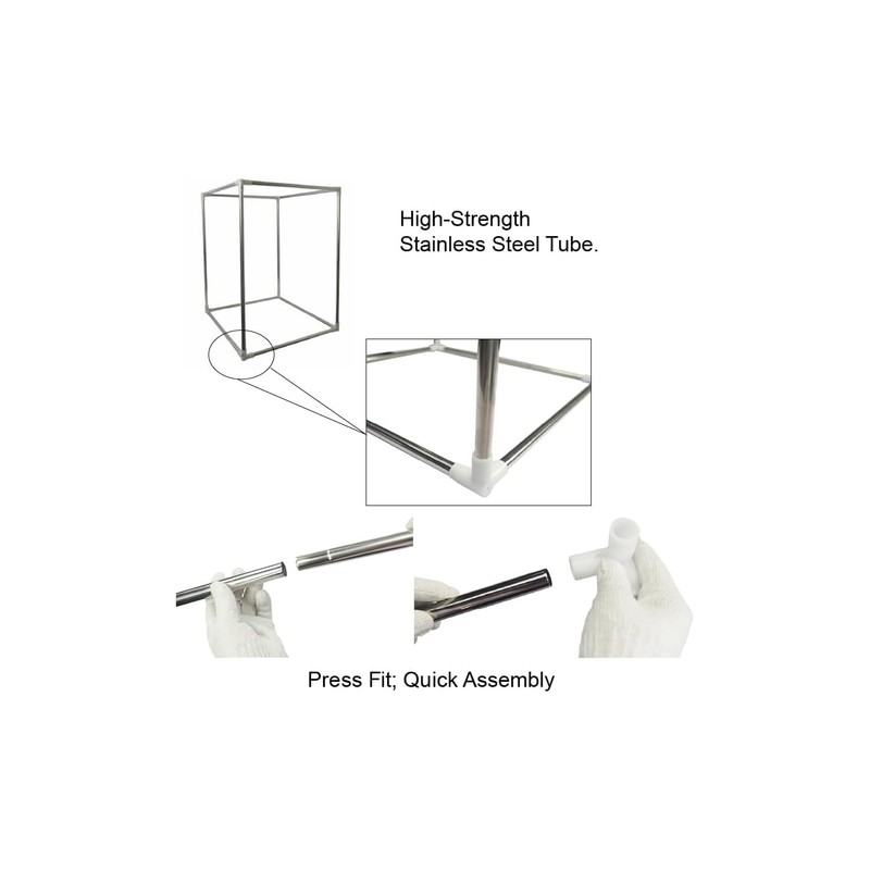 Multifunctional 3D Printer Enclosure w/Adjustable Ventilation Kit Eliminate Odors Tent