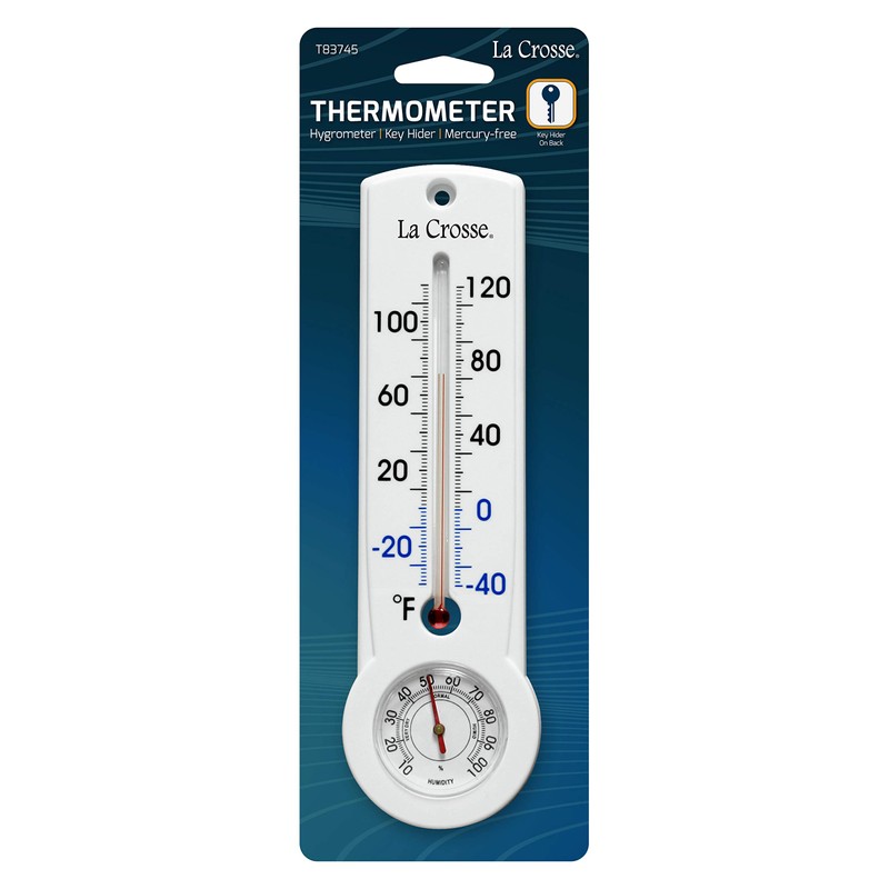 La Crosse Technology T83745 9 Inch Traditional Vertical Thermometer and