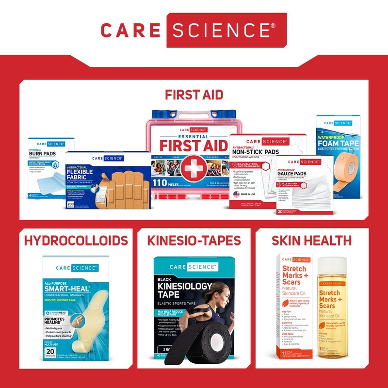 Care Science Gauze Pads, 20 ct, Large, 4 X 4
