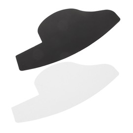 FRCOLOR 2pcs Hairline Enhancer Card Durable Barber Styling Templates for Beard Design and Hairline Shaping Flexible Use for Precision Grooming