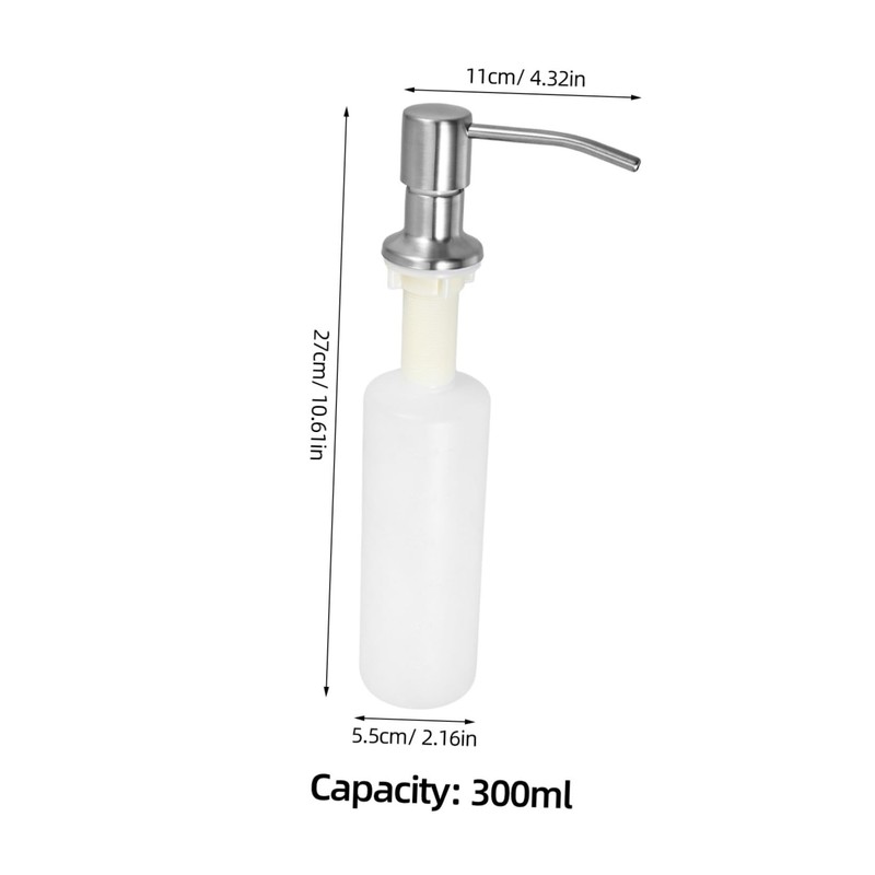 Cabilock Manual Pump Dish Soap Dispenser for Kitchen Sink Hand