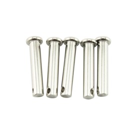 navire 3 Size Set (5 each), Stainless Steel, Round Head Pin & R Pin (20 Pieces) Set, For Connecting Farm Equipment, Tractor, Combine, Cultivator