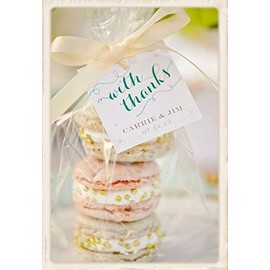 100 MACARON Bags 4W"x2D"x8H" for Gifts and Favors Macaroon
