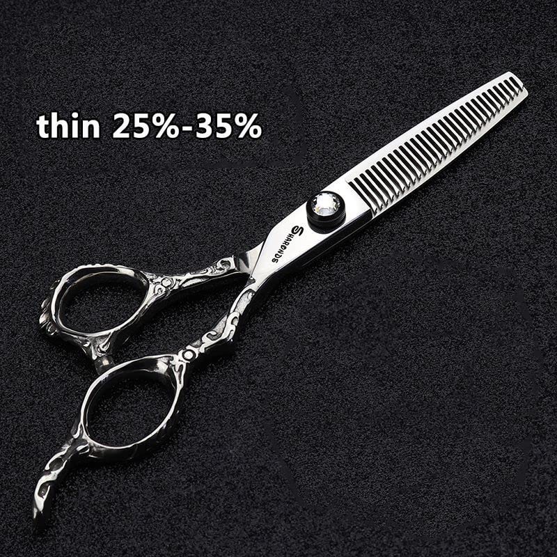 Tijeras profesionales de peluquería de 19 cm, 4 piezas, 17,78