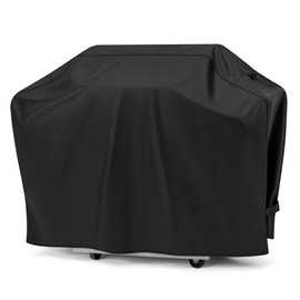 Unicook Grill Cover 55 Inch, BBQ Grill Cover for Outdoor Grill, Unique UV Resistant Waterproof Vinyl with Polyester Lining, Compatible for Weber Char-Broil Nexgrill and More Grills, Basic Version