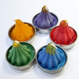 Modaka Fragrant Mixture of Flower Scented Candles, 5-Piece Set - Create an Exotic Ambiance with a Stunning Bouquet of Mixed Flowers