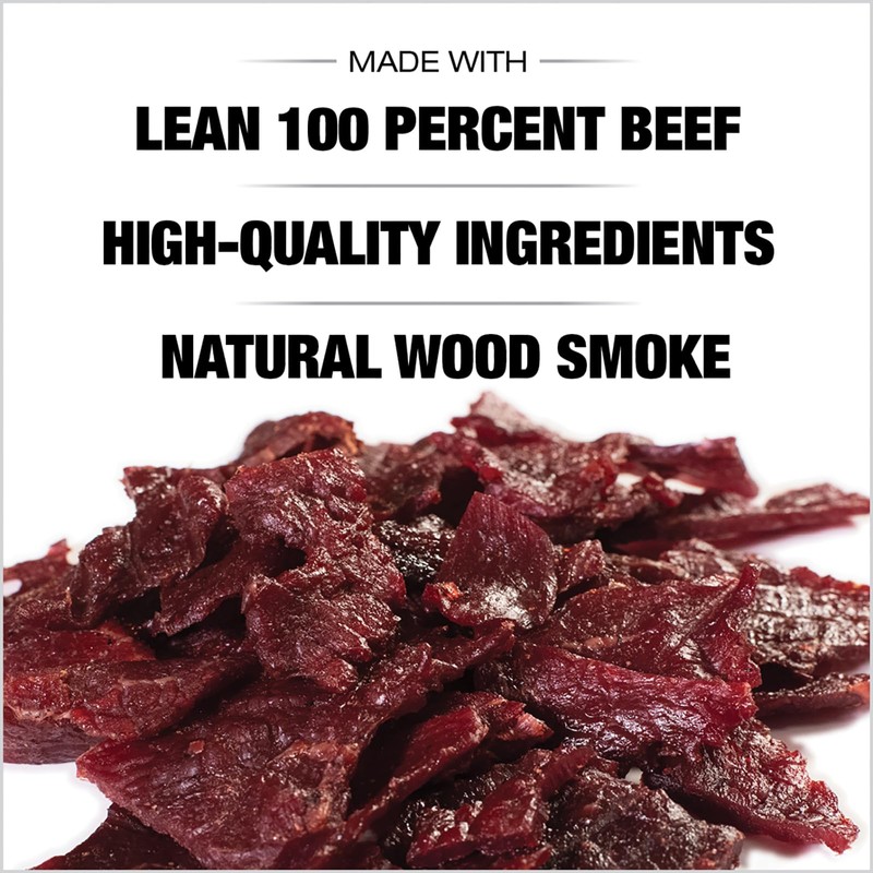 Old Trapper Beef Jerky, Old-Fashioned 10-Ounce Bag, Tender Meat Snacks
