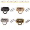 Twist Closure Bag Closure 4 Pcs Metal Bag Clasp Thumb