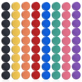 FPMYB Pack of 80 Strong Magnets for Magnetic Board, Fridge, Magnets Small Colourful, Fridge Magnets for Whiteboard, Notice Board, Classroom, Office, Photo (8 Colours)