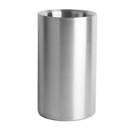 bar@drinkstuff Stainless Steel Double Walled Wine Cooler 1.6ltr Wine Chiller, Wine Bucket, Champagne Cooler