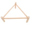 Chicken Perch Stable Triangular Wooden Chick Training Perch Toy Interactive