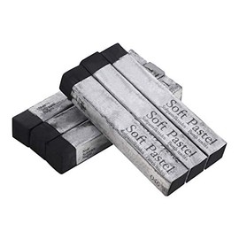 6 Pcs Soft Pastel Drawing Chalk Set Square Sketch Pastel Chalk Painting Sticks Drawing Sketching Pen Art Supplies Artists Students Non-Toxic Soft Pastel Stick Crayons for Kids Adults Professionals