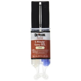 Devcon 21045 5 minute gel epoxy cream colored 25 milliliter
