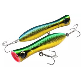 Yo-Zuri R1155-CDR Bull Pop Floating 200mm Dorado 8" Topwater Tuna Plug  | B3